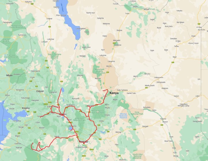 Kenya-map